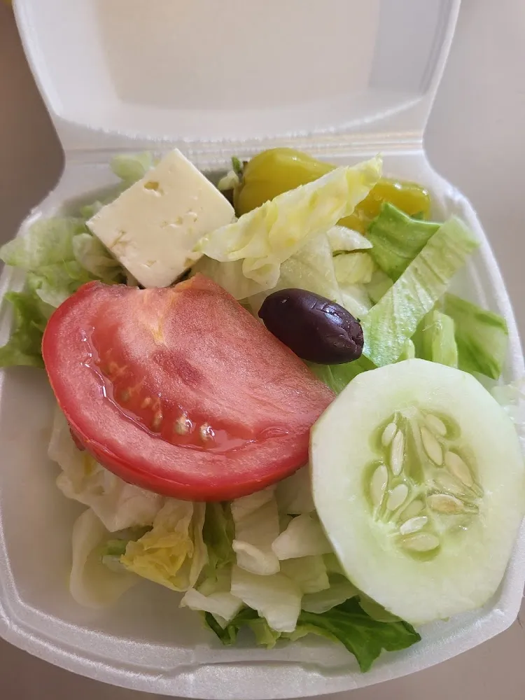 Greek Salad Served with Dinner